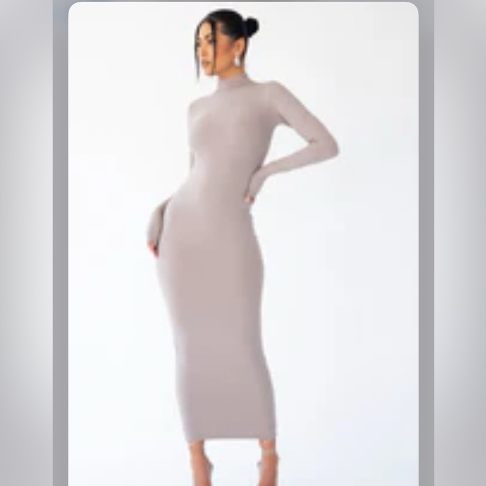 Lips + honey- Leona Dress - Sand
